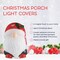 Ornativity Gnome Porch Light Cover - Gnome Head Outdoor Front Porch Lamp Holiday Decoration Covers - Set of 2